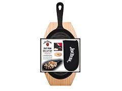 Jim Beam Cast Iron Skillet Set