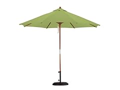 9-Foot Wooden Market Umbrella