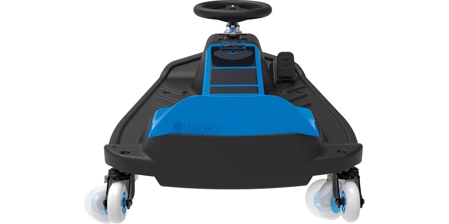Razor Crazy Cart Shift – Kart électrique 360°, 13 Km/h, Limiteur De Vitesse, Batterie 12V 5Ah, Pour Enfants 6+ (54 Kg Max)