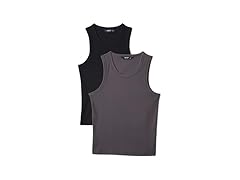 Amazon Essentials Men 2-Pack Slim-Fit Ribbed Tank