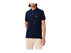 Lacoste Mens Pique Polo (L) Navy