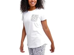 Vera Bradley Women (M) Cotton T-shirt Java Lace