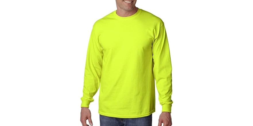 Gildan Men's Cotton Long Sleeve T-shirt