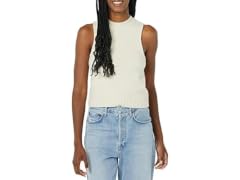 Amazon Essentials Tank Top, Sand Heather (S)