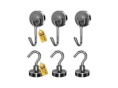Tiergrade Tiergrade Magnetic Hooks, 6-Pack