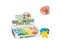 Fun Express Assorted Colors Emoji Man Stress Balls