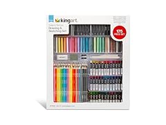 KINGART Select Series Drawing & Sketching Set, 175 pc