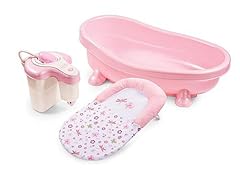 Summer Infant Pink Soothing Bath Tub