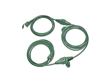 $14.99, Was $23.99, 37% Off! Clear Power 25 ft Outdoor Ext Cord w/3 Outlets dealfomo