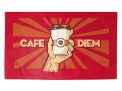 Coffee Day 3' x 2' Rug