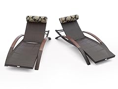 RST Delano ARC Lounger w/ Pillow Set (2-Pack)