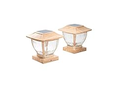 Solar Post Cap Lights 4x4 5x5 6x6 2pk