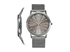 Perry Ellis Ultra Slim Round Dial Watch