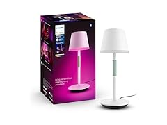 Philips Hue Go Smart Portable Table Lamp, White, 1 Pack