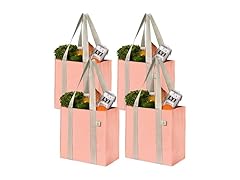 Veno PGB-0006-PCH4 4 Pack Reusable Grocery Bags