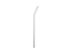 Restaurantware Clear Bent Glass Straw, 0.3 In, 10 Pack