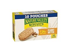 10CT Nature Valley Biscuit Sandwiches, Peanut Butter