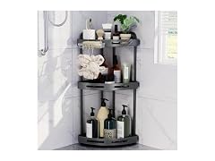 Binecer Corner Shower Caddy Standing, 3-Tier