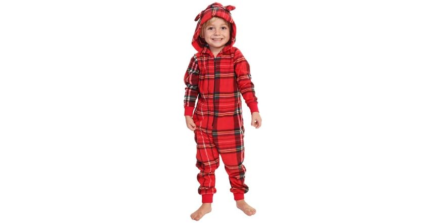 thumbnail image 2 of Angelina Womens & Kid's Fleece Novelty One-Piece Hooded 2 of 9