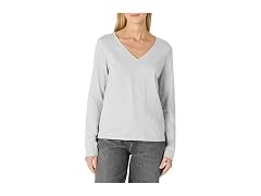 Amazon Essentials Women (XXS) T-shirt Light Grey H