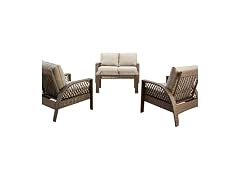 Four Seasons Courtyard Coral Bay 4 Piece Wicker Furniture