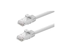 Monoprice Cat6 25ft White Patch Cable