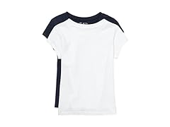 TCP Girls (XS) Tidal/White 2pk Basic Tees