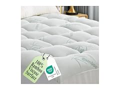 Luxe Linen Bamboo Pillow Top Topper