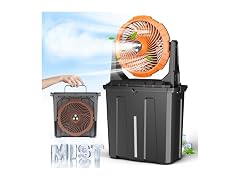 Ausic 9L 10" Bucket Portable Misting Fan