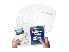Hygloss Fake Passport Book – Bulk 100 Pack