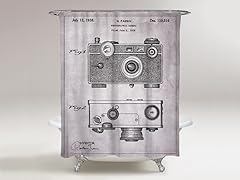 Fassin Camera Gray Shower Curtain