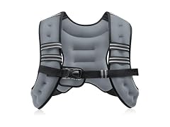 ZELUS Grey Reflective Weighted Vest 12lb