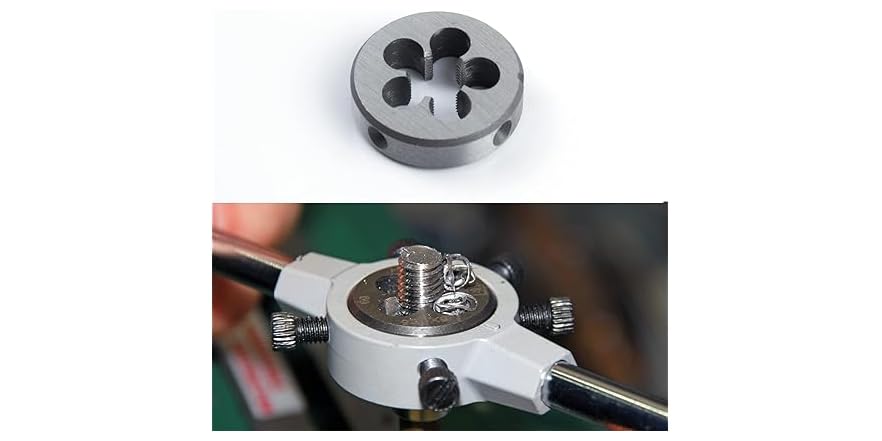 thumbnail interactive-video image 1 of AtticZone M18 X 2.5 Metric Hand Thread Die, 2.5mm Pitch, 1 1 of 12