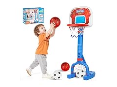 FLMAQE W0355 Toddler Basketball Hoop