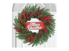 TISEMENT Christmas Wreaths for Front Door