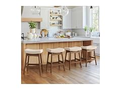 Cozyman Bar Stools Set of 4 Linen Color