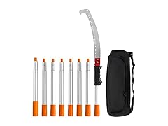 VEVOR Manual Pole Saw 4.6-9.8 ft Extendable Tree Pruner