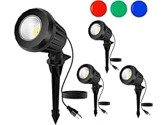 (2 & 4 Pack) 2700K LED Landscape Spot Lights
