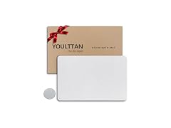 Light Grey Stone Bathroom Mat 24"x16" 