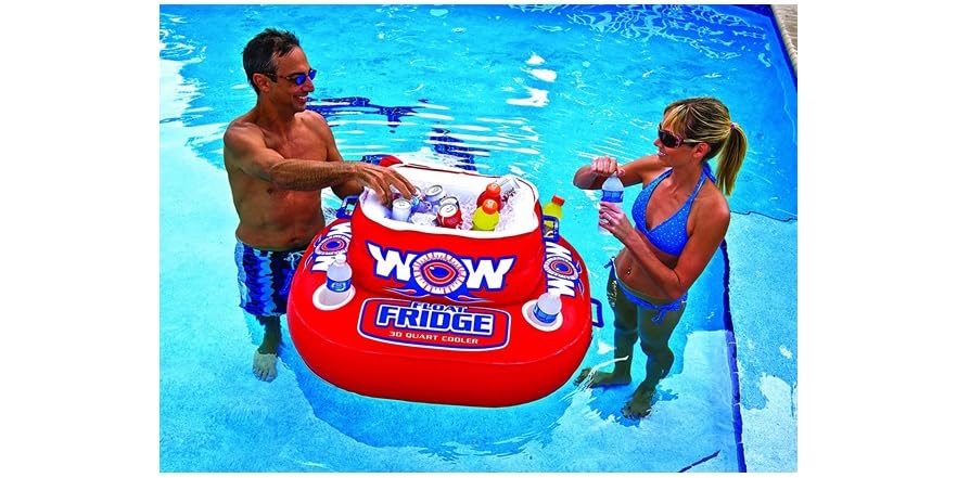 WOW Watersports Floating Fridge and Cooler for Poolside Beverages main image 1
