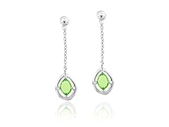 Sterling Silver CZ Earring