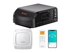 TURBRO Finnmark FM15H 15000 BTU RV AC, Black
