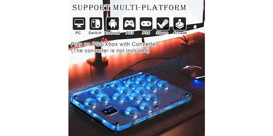 DO-CAM Leverless Controller Arcade Stick R16