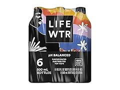 LIFEWTR Premium Water, 16.9oz, 6pk