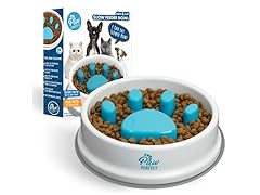 1, 2 or 3-Pk Slow Feeder 32 oz Pet Bowl