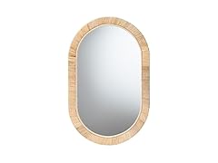 Baxton Studio Bella Natural Brown Mahog