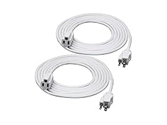 Clear Power 15 ft (2-Pack) Indoor/Outdoor Extension Cord 16/3