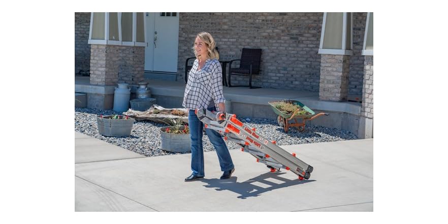 Little Giant LT 17' 14317-091 Ladder with Rack