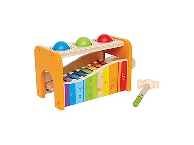 $26.18, Was $32.99, 20% Off! Hape Pound & Tap Bench with Slide Out Xylophone dealfomo