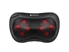 Etekcity 8 Heated Rollers Shiatsu Back Neck Massager